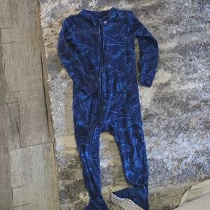 Carter's Navy Shark Pattern Footie